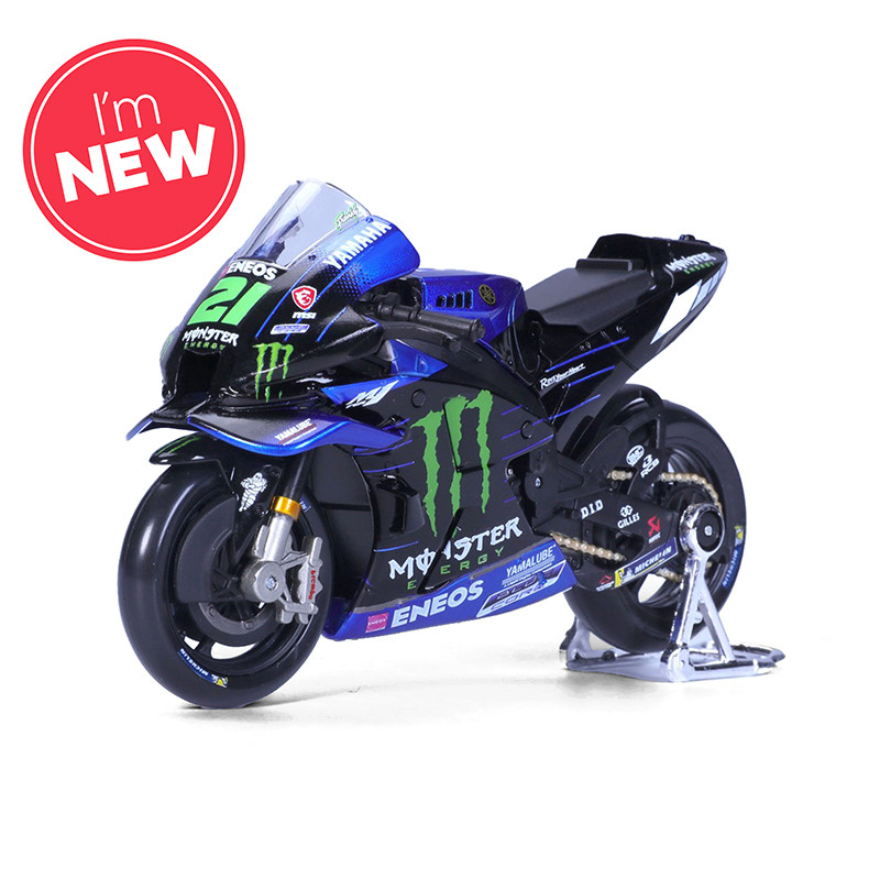 1:18 Motorbike 2022 Yamaha Monster Energy Factory Racing Team (#21 Morbidelli)