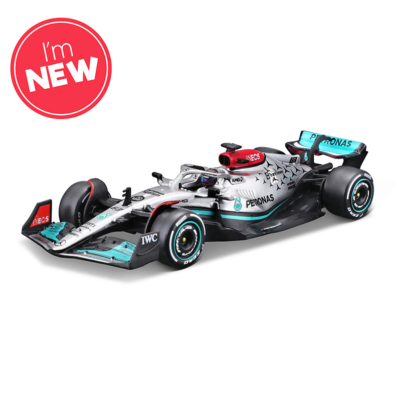 1:43 F1 MB W13 E Performance (2022) with Russell Helmet