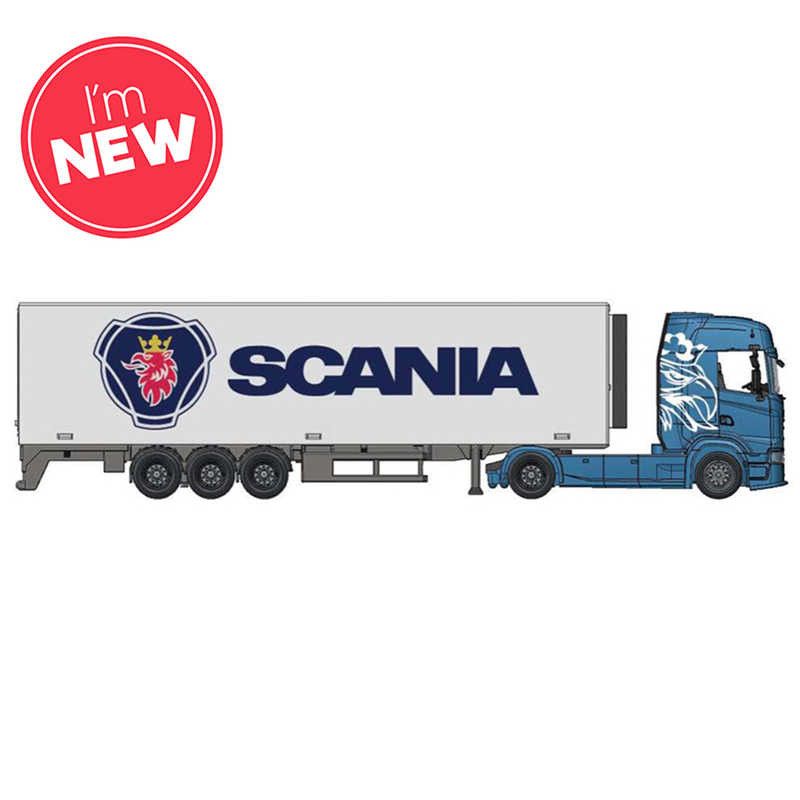 1:43 Street Fire Haulers With Trailer - Scania S730