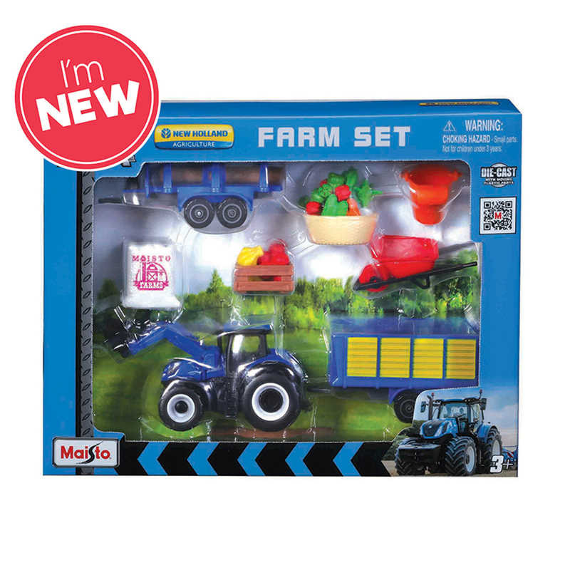 Mini Working Machines - Farm Set New Holland