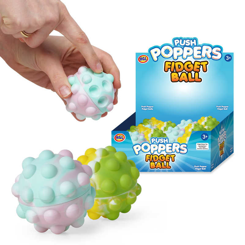 Push Popper Fidget Ball