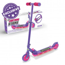 Lightning Strike Scooter With Step On Function Pink - Purple