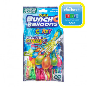 Bunch O Balloons - Crazy Colours Rapid Fill Water Balloons (Pack of 100)