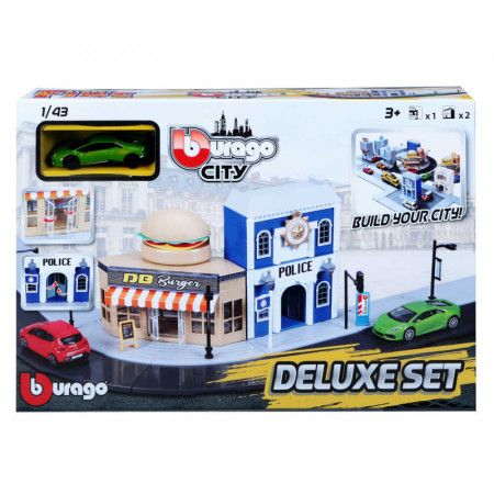 1:43 Street Fire Bburago City Deluxe, Incl. 1 Car