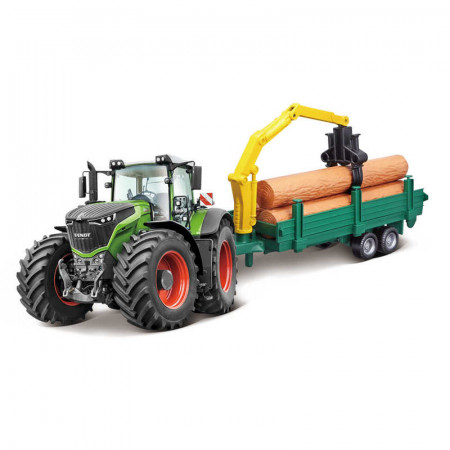 Fendt 1050 Vario Tractor + Tree Forwarder