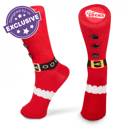 Silly Socks - Santa Slipper Sock (Size 5-11)