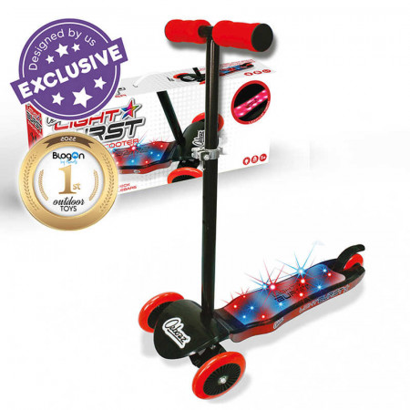 Light Burst Scooter Black-Red