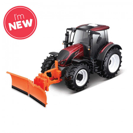 1:32 Valtra Farm Tractor N174 With Snow Plough