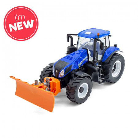 RC 1:16 New Holland Tractor With Snow Plough - 2.4GHz