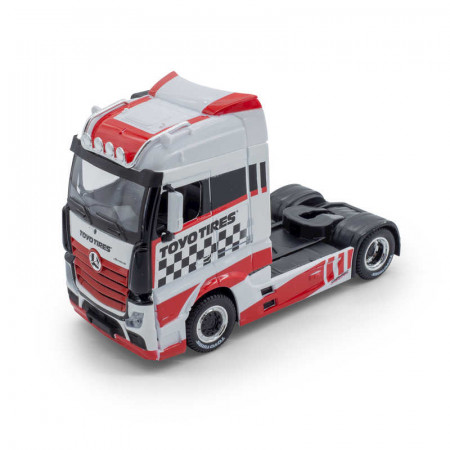 1:43 Street Fire Haulers Custom Cabs Mb Actros Gigaspace Red