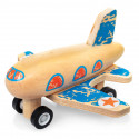 Wooden Pull Back Aeroplanes