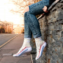Silly Socks - White Sneaker (Size 5-11)