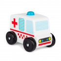 Wooden Sound And Play Ambulance