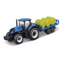Mini Working Machines - New Holland 3" Tractor With Trailer