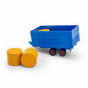 1:32 New Holland T7hd Tractor With Hay Trailer